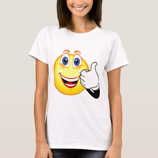 T-shirt Visage heureux (Devant)