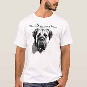 T-shirt Visage heureux de mastiff
