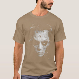 T-shirt Visage Hiéroglyphique Épouvantable de Zombie Horre