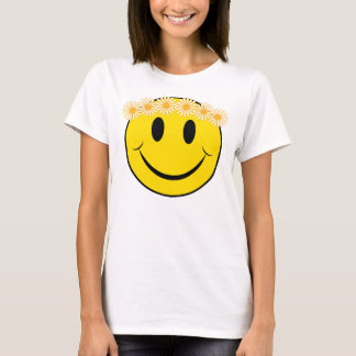 T-shirt Visage hippie heureux