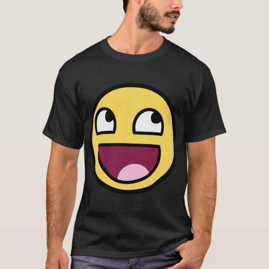 T-shirt visage impressionnant de visage impressionnant (Devant)
