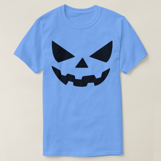 T-shirt Visage Jack-o'-lantern géant - Halloween effrayant (Design devant)