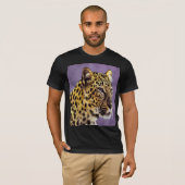 T-shirt Visage léopard (Devant entier)