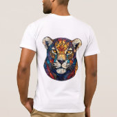 T-shirt Visage majestueux de léopard (Dos)