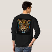 T-shirt Visage majestueux de léopard (Dos entier)