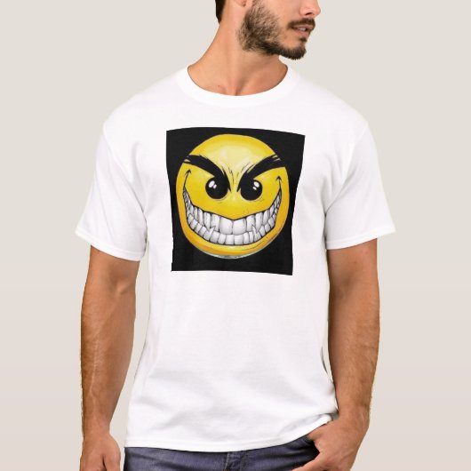 T-shirt Visage mauvais (Devant)