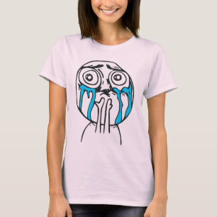 T-shirt Visage Meme de rage de surcharge de gentillesse