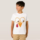 T-shirt Visage mignon de dinde (Devant entier)