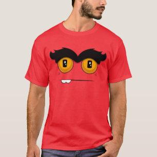 T-shirt Visage mignon et drôle de monstre d'Unibrow de