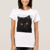 T-shirt Visage Perse Noir (Devant)