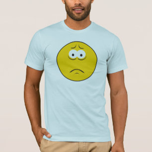 T-shirt Visage Renfrogné Triste