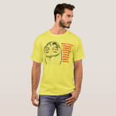 T-shirt Visage riant Meme comique de rage de PFFTCH (Devant entier)