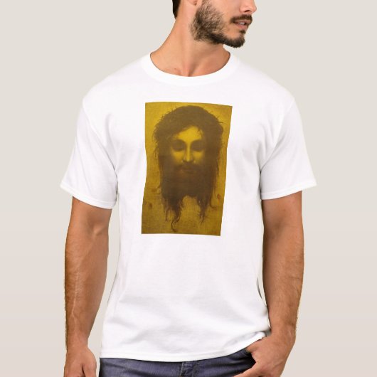 T-shirt Visage saint de voile du Jésus-Christ/Veronica (Devant)