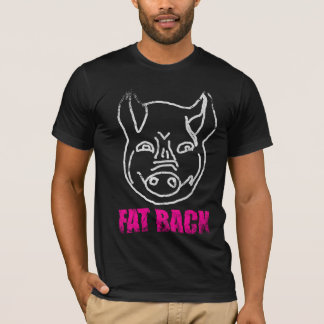T-shirt Visage simple de porc de Fatback