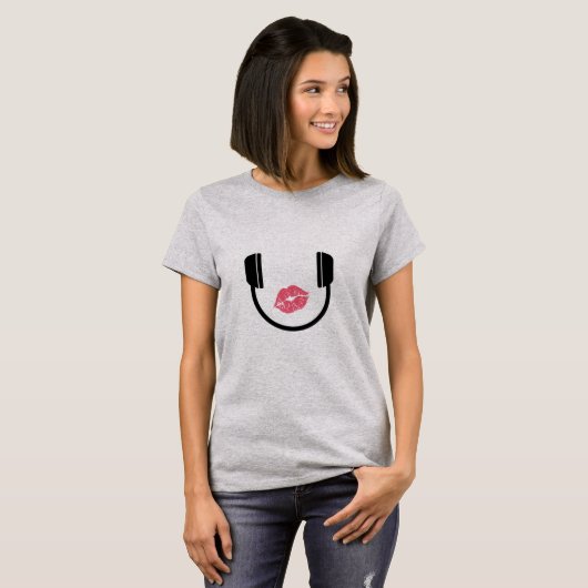 T-shirt visage souriant (Devant entier)