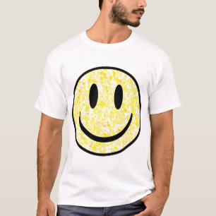 T-shirt Visage souriant éclaboussé