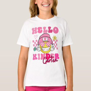 T-shirt Visage Sourire Bonjour Maternelle Premier jour d'é