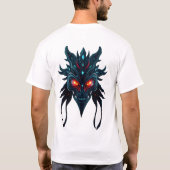 T-shirt Visage tribal dans l'espace yeux de galaxie (Dos)