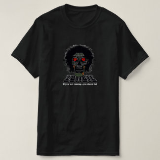 T-SHIRT VISAGE VERT ZOMBIE