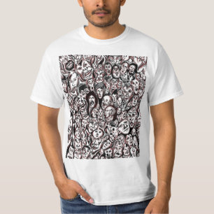 T-shirt Visages