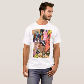T-shirt Visages Abstraits - Humeurs - Cubisme Peinture Por (Devant entier)