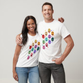T-shirt Visages Colorés Émotions (Unisexe)