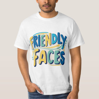 T-shirt Visages conviviaux