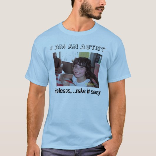T-shirt Visages d'autisme (Devant)
