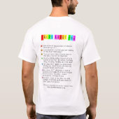 T-shirt Visages de SMA - dos de fait (Dos)