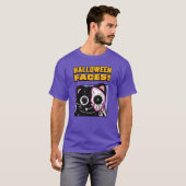T-shirt Visages d'Halloween (Devant entier)