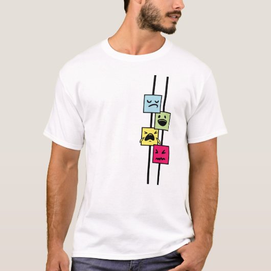 T-shirt Visages multiples (Devant)
