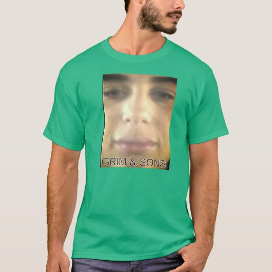 T-SHIRT VISAGES SINISTRES ET DE FILS (Devant)