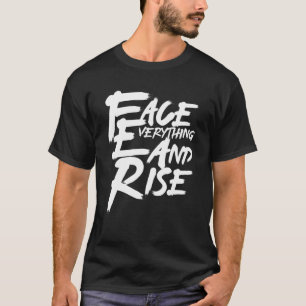 T-shirt Visez tout et montez l'illustration design graphiq