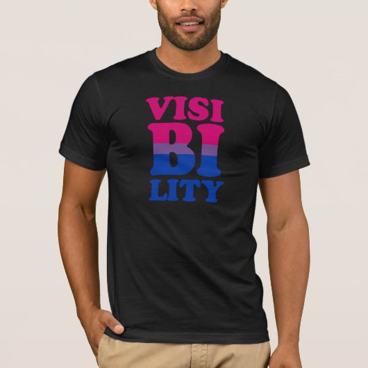 T-shirt Visibilité bisexuelle (Devant)