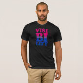 T-shirt Visibilité bisexuelle (Devant entier)