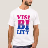 T-shirt Visibilité bisexuelle (Devant)