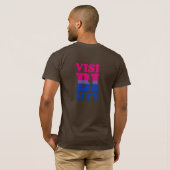 T-shirt Visibilité bisexuelle (Dos entier)
