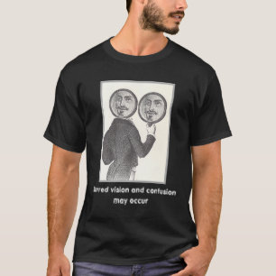 T-shirt vision brouillée