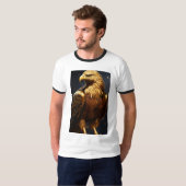 T-shirt Vision de l'aigle, force de l'aigle (Devant entier)