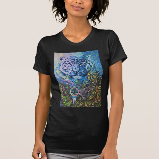 T-shirt Vision de tigre (Devant)
