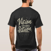 T-shirt Vision déclenche l'action. (Dos)