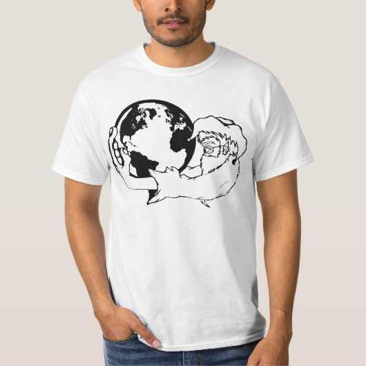T-shirt vision du singe (Devant)
