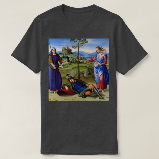T-shirt Vision d'un Chevalier Raphael (Design devant)