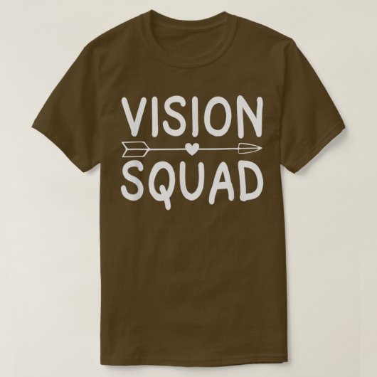 T-shirt Vision Escouade Optométriste Optométrie Yeux Docte (Design devant)
