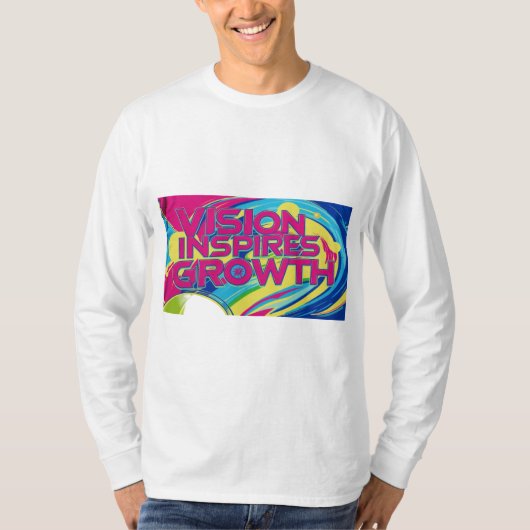 T-shirt vision inspire la croissance (Devant)