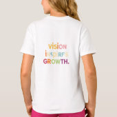 T-shirt "Vision inspire la croissance" (Dos)