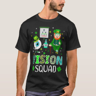 T-shirt Vision Squad Leprechaun Optométriste Shamrock St P