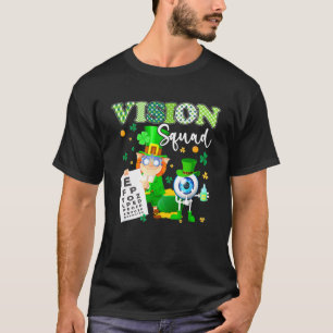 T-shirt Vision Squad Optométrie Optométriste St Patrick s 
