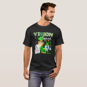 T-shirt Vision Squad Optométrie Optométriste St Patrick s (Devant entier)