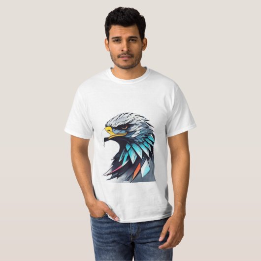 T-shirt "Visionnaires d'aigle : Mode en vol" (Devant entier)